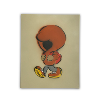 WALK STENCIL PAINTING (TAN)