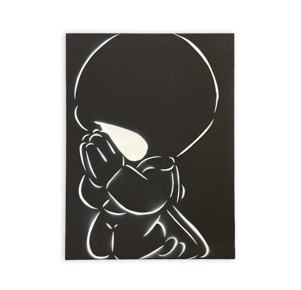 PRAY STENCIL (BLACK)