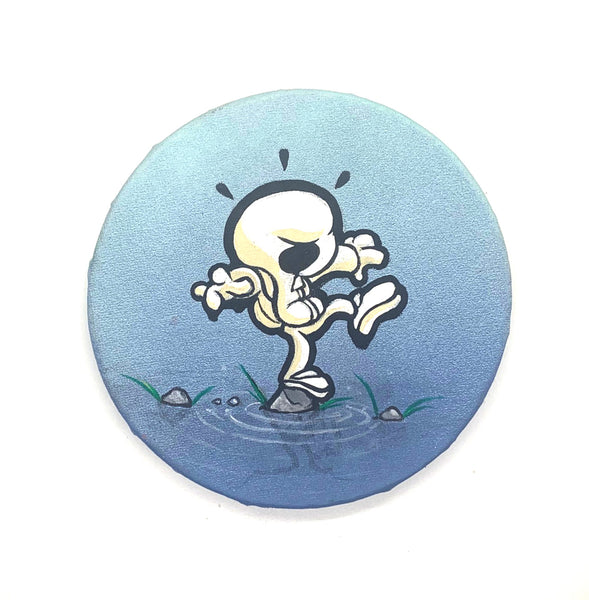 Balancing Vandul. 6" Canvas 1/3