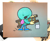 8" X 10" "WORKER VANDUL"